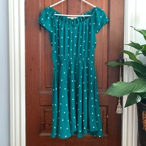 Lauren Conrad Polka-Dot Casual Dress